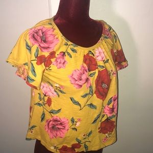 Old Navy Girls Flower Shirt